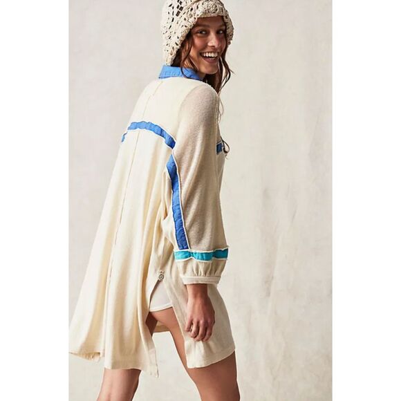 Free People We The Free - Beach Prep Tee - Medium - Picture 1 of 9